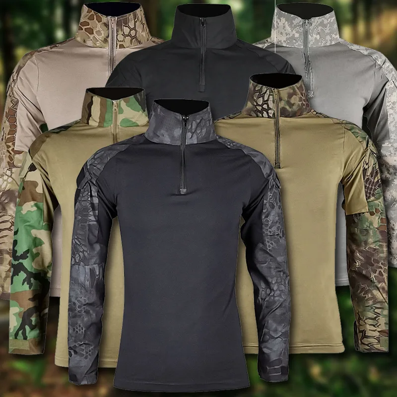S-4XL Outdoor G2 Camouflage US - Tactical Military Shirt Cargo 评论和价格