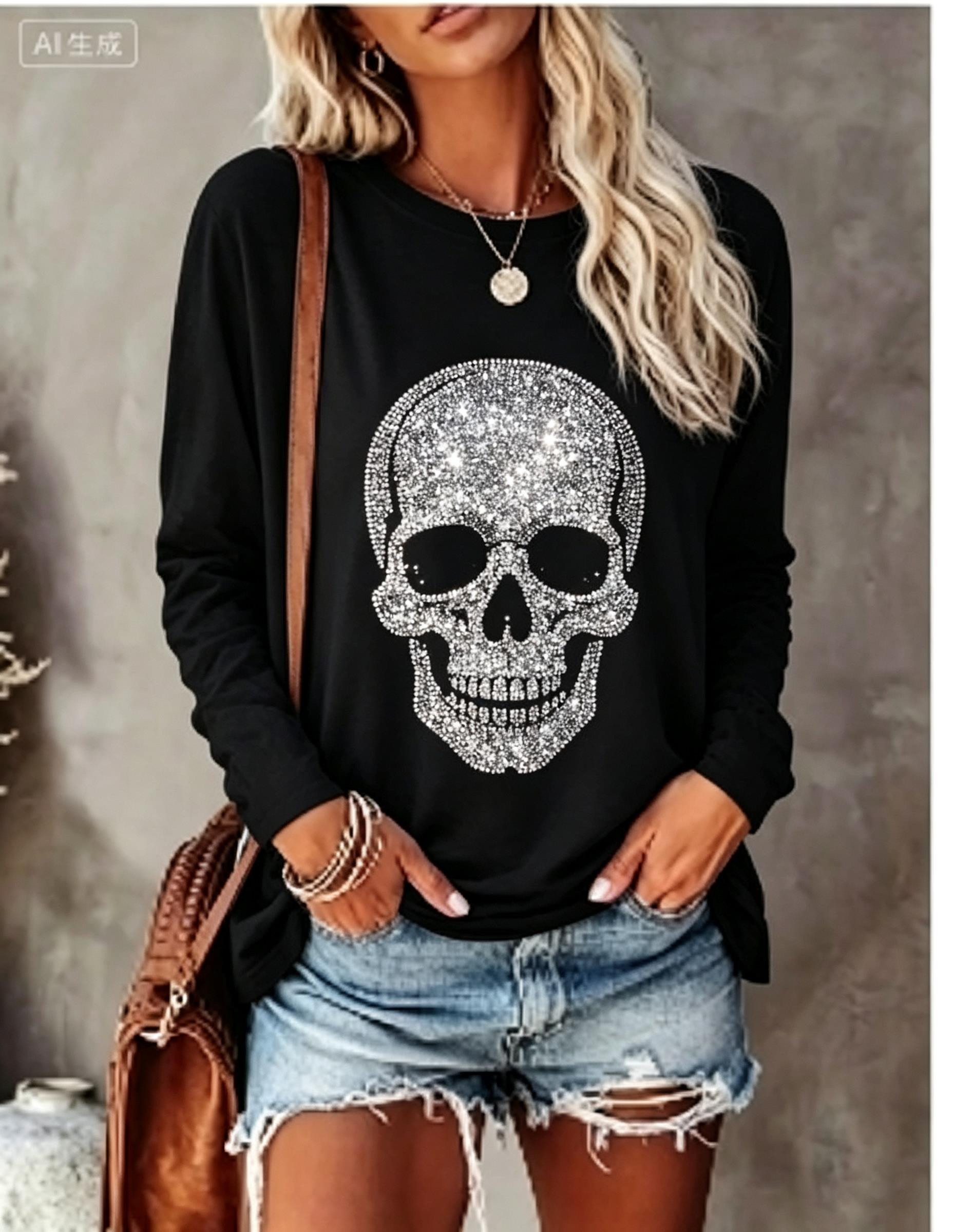 Women Long Sleeve T‑Shirt Simu - T-Shirts 评论和价格