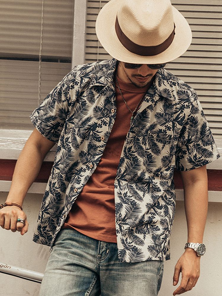 Fashionable Hawaiian Shirt Men - Vintage Hawaiian Floral Shirt 评论和价格